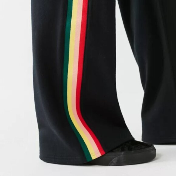UO Urban Outfitters BDG Rainbow Stripe Puddle SweatpantsTrack Pants  S - Picture 7 of 12